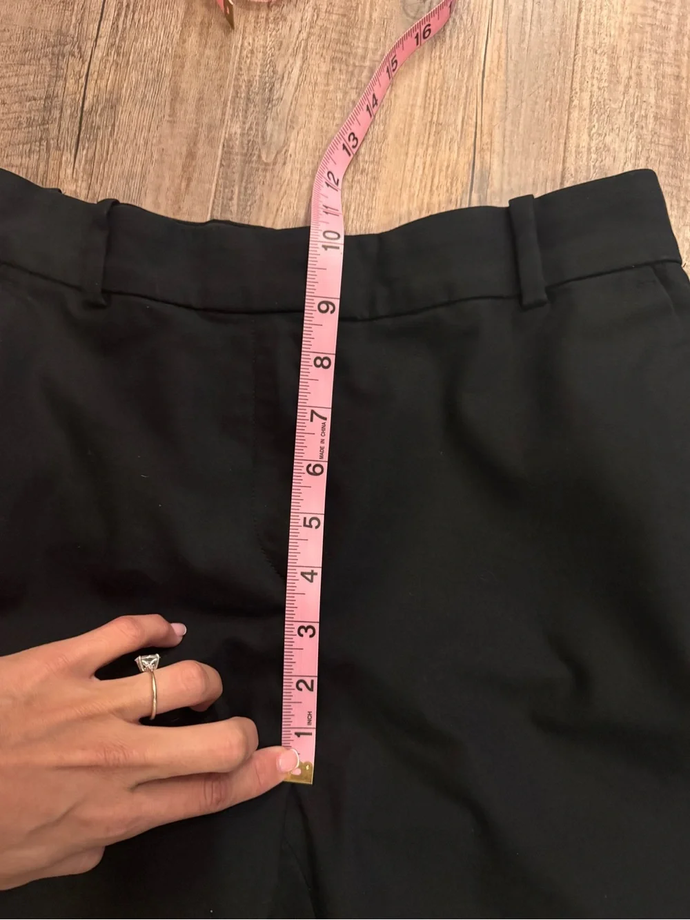 H&M Women’s slim fit black trouser - size 8